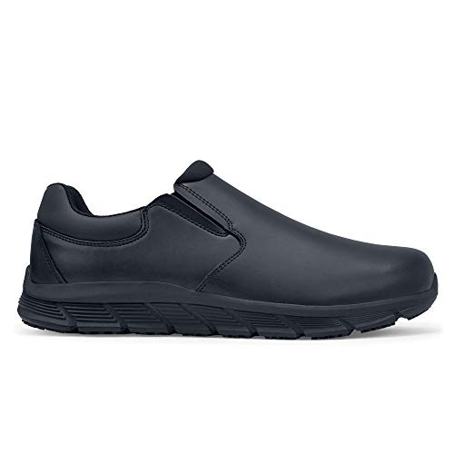 Shoes for Crews Arbeitsschuhe Cater II Men – Schicker, lässiger Slipper, sicherer Halt, rutschhemmend, wasserabweisend, hochwertiges Leder, OB E SR – für Herren