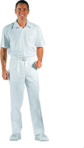 Leiber Bundfaltenhose weiss Größe 52
