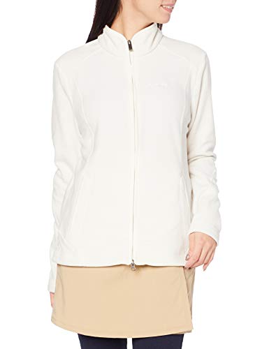 Schöffel Damen Fleece Jacket Leona2, leichte und warme Fleecejacke mit praktischen Taschen, atmungsaktive Outdoor Jacke für Frauen, whisper white, 40