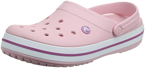 Crocs Unisex Crocband Clog, Pearl Pink/Wild Orchid, 38/39 EU