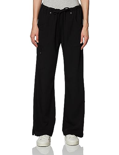 Dickies Damen Xtreme Stretch Fit Kordelzug Schlagbein Hose Medical Scrubs Pants, Schwarz, M EU