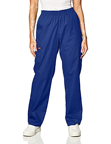Dickies Damen-Skrubs-Hose mit elastischer Taille - Blau - Groß