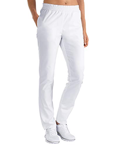 CLINIC DRESS Hose Damen-Schlupfhose in 100% Baumwolle weiß 38