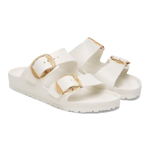 BIRKENSTOCK 39 Arizona Big Buckle Eva Eva Eggshell Narrow