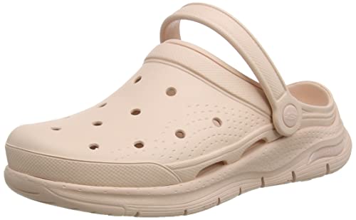 Skechers Damen Arch It's A FIT Sandale, Blush Synthetic, 38 EU