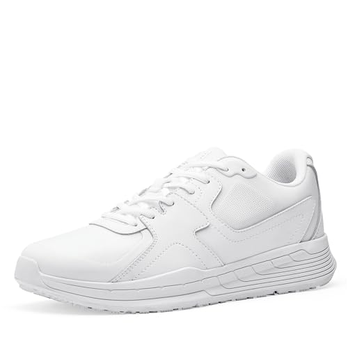 Shoes for Crews Arbeitsschuhe Condor II Unisex – Bequeme, robuste Berufsschuhe mit rutschhemmender Sohle, weiches Leder, Spritzwasserschutz, OB E SRC – Damen & Herren