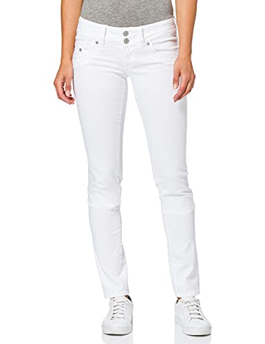 LTB Jeans Damen Molly Jeans, Weiß (White 100), 29W / 30L