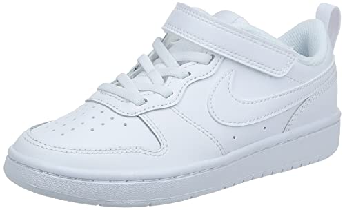 Nike Jungen Court Borough Low 2 (Psv) Sneaker, White/White-White, 30 EU