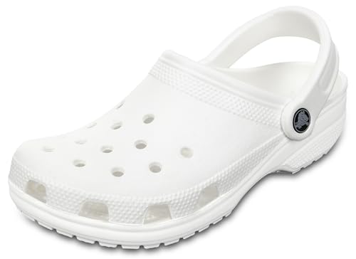 Crocs Unisex Adult Classic Clogs (Best Sellers) Clog, White,38/39 EU