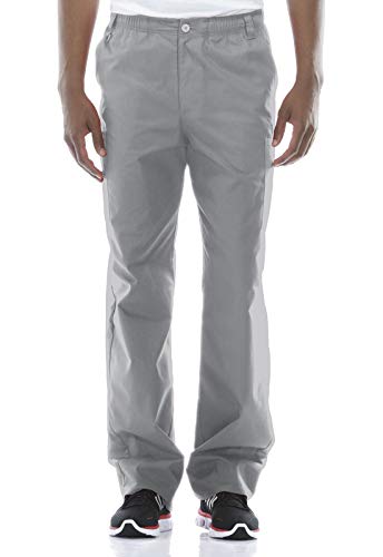 Dickies Herren Signature Scrubs-Hose mit elastischer Taille Medizinische Schlupfhose, GRAU, Mittel