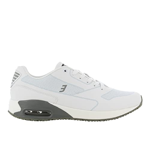 Oxypas JustinS4101lgr Justin SRC Arbeits-Sneaker White With Grey Trim 41 EU