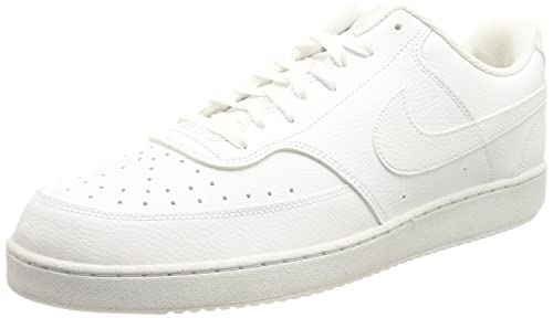 Nike Herren Court Vision Low Schuhe, Weiß, 44 EU
