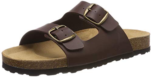 Lico Herren Bioline Man Pantoletten, Braun, 45 EU