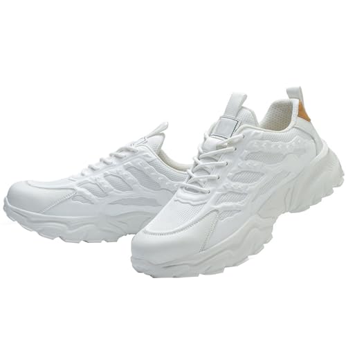 Sicherheitsschuhe Herren Arbeitsschuhe Leicht Atmungsaktiv Stahlkappenschuhe Unisex Sneaker Wasserdicht rutschfest EU 38-45