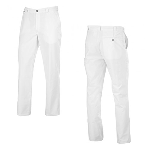 BP Med Trousers 1368-686-21 Herrenhose - Mischgewebe mit Stretch - 48% Baumwolle, 48% Polyester, 4% Elastolefin - Normale Passform - Größe: 50n - Farbe: weiß