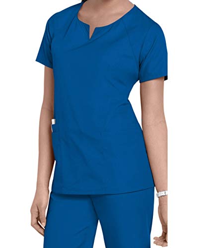 Smart Uniform Oberteil mit 4 Taschen. Gr. Small, blau