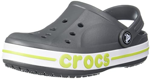 Crocs Bayaband Clog K, Slate Grey/Lime Punch, 43 EU
