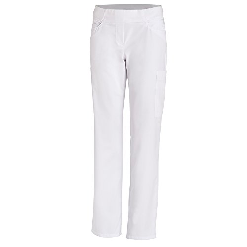 Leiber Damenhose | Classic-Style | 7 Taschen | Weiß | Größe : 40 | Waschmaschinen geeignet