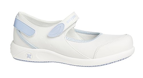 Oxypas Herren Nelie Sicherheitsschuhe, Weiß Lbl, 41 EU