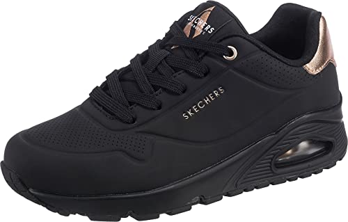 Skechers Damen UNO-GOLDEN AIR Sneakers, Black, 39 EU