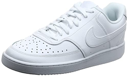 Nike Herren Court Vision Low Sneaker Basketballschuhe, White, 43 EU