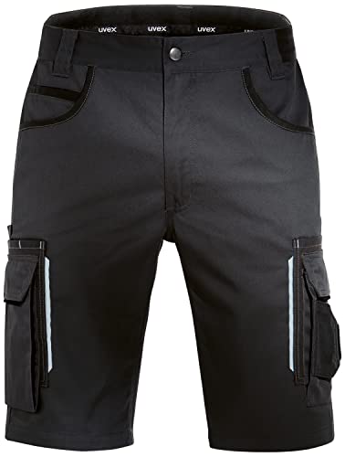 Uvex Tune-Up Arbeitshosen Männer Kurz - Shorts für die Arbeit - Schwarz - Gr 31W/Etikettengröße- 46