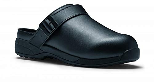 Shoes for Crews TRISTON II SB, Wasserabweisende Arbeits-Clog für Frauen und Männer 80047-41/7, 41 EU, SCHWARZ
