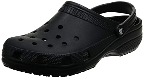 Crocs Unisex Classic Clog, Black, 43/44 EU