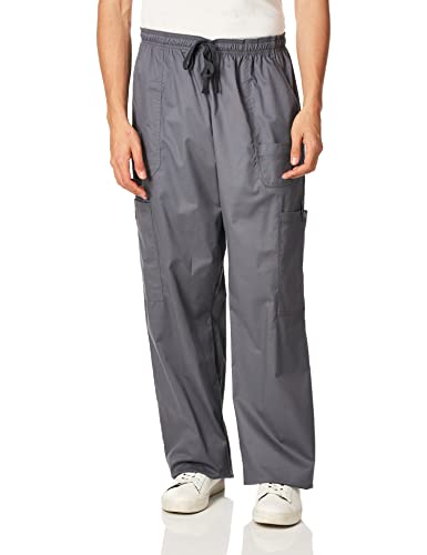Dickies Herren GenFlex Contrast Drawstring Cargo Scrub Pant Medizinische Schlupfhose, Light Pewter, Medium Hoch