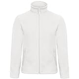 B&C Collection Herren ID 501 Mikro Fleece Jacke (Medium) (Weiß)