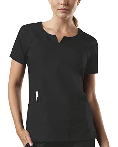 Smart Uniform 1706 Scrub top (M, Schwarz [Black])