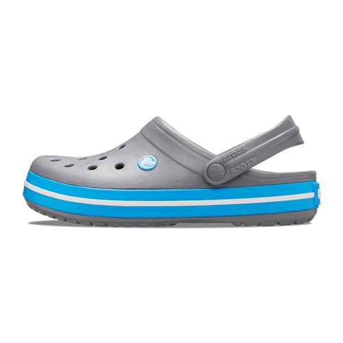 Crocs Unisex Adult Crocband Clog, Charcoal/Ocean,36/37 EU