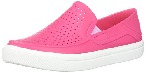 Crocs Citilane Roka Kinder Sneaker, Paradise Pink/Weiß, 28 EU