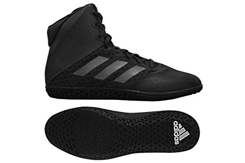 adidas Mat Wizard 4 Stiefel Boxerschuh, Schwarz, 36 EU