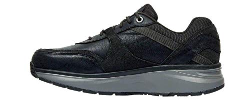 JOYA Tony II Black, Glatt- / Veloursleder/Textil, Air-Sohle 170spo (Größe: 42 1/3)