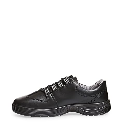 ABEBA 7131138 X-LIGHT ESD Schuh mit Lace, O2, FO, SRC, Schwarz, Größe 44