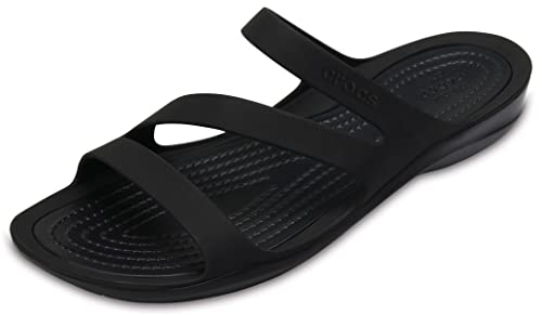 Crocs Damen Swiftwater Women Sandalen, Black/Black, 39/40 EU