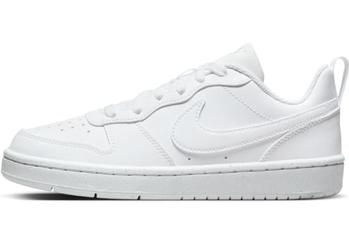 NIKE Unisex Kinder Court Borough Low Recraft (Gs) Sneaker, Weiß, 38 EU