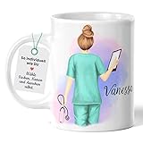 Art Shipper Kaffeetasse | Teetasse Krankenschwester, personalisiertes und persönliches Geschenk