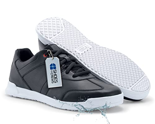 Shoes for Crews Freestyle II, Schuhe Herren mit Rutschhemmender Laufsohle und Stolperschutz, Wasserabweisende Kochschuhe Herren, Vegan