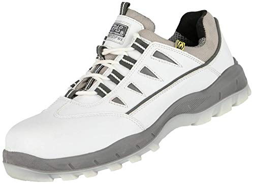 Nitras Sport Step 7305 Sicherheitsschuhe - EN 20345 S3 SRC ESD - Weiß - 45