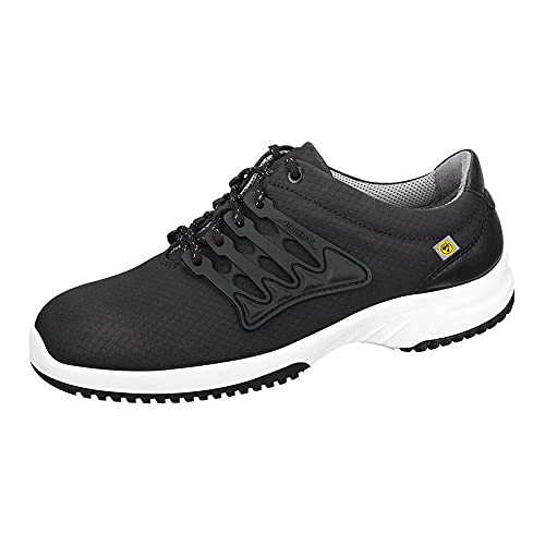 Abeba 872497 31761 S1 ESD Halbschuh, Rutschhemmende TPU-Sohle, Schwarz, 42 Größe