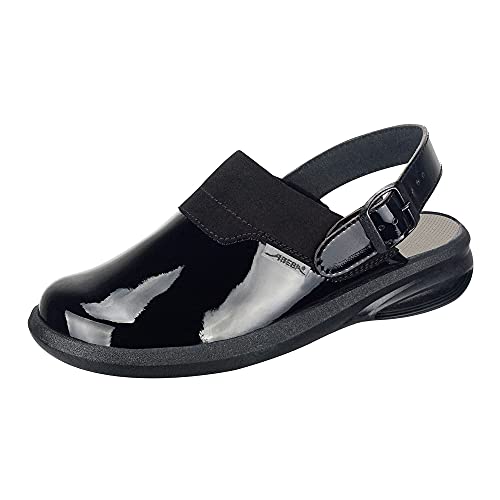 ABEBA 7621 EASY Verstopfen, Patent, OB, A, E, FO, SRC, Schwarz, Größe 40