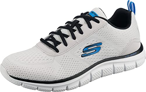 Skechers Herren Track Ripkent Sneaker, Weiß, 45 EU