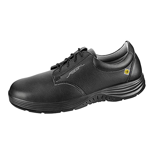 ABEBA 7131127 X-LIGHT ESD Schuh mit Lace, O2, FO, SRC, Schwarz, Größe 43