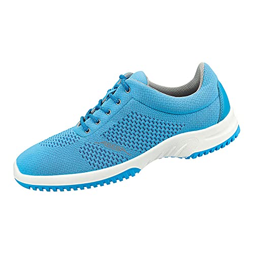 ABEBA Schnürschuh 6773 Uni6, gestricktes Textil blau, zertifizierter Berufsschuh, Größe 40