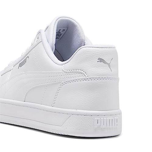 PUMA Unisex CAVEN 2.0 Sneaker, White Silver, 44.5 EU