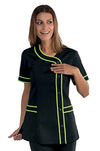 Robinson Damen Kasack Brasilia schwarz/maigrün (XL)