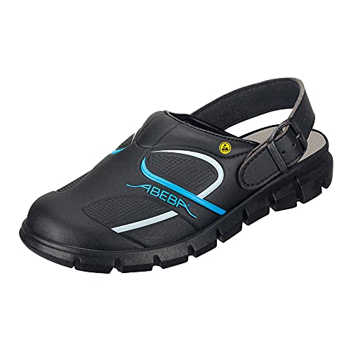 ABEBA 37331 DYNAMIC ESD Verstopfen, OB, A, E, FO, SRC, Größe 38, 37331-38, Schwarz/Blau
