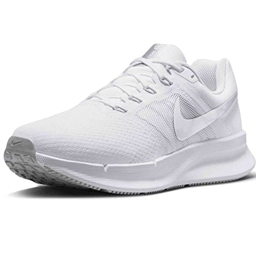 Nike Damen Run Swift 3 Sneaker, Weiß/Metallic Silver-Pure Platinum, 41 EU